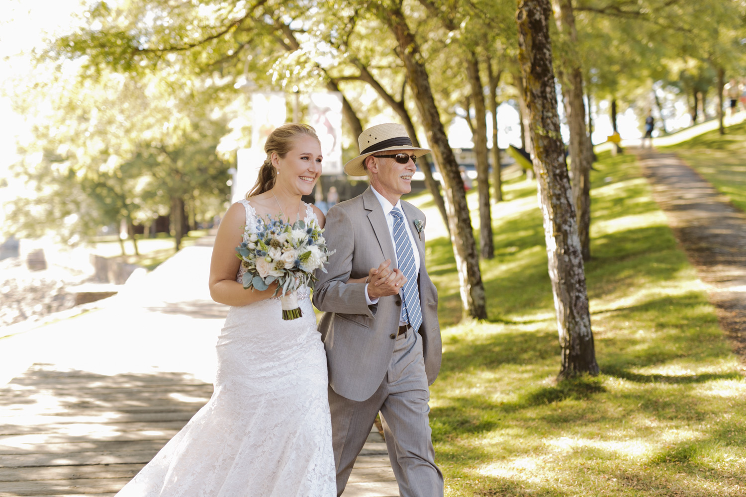 Steph & Jacob | Wedding Photos - Bride & Father | Wedding & Event Planners | Dreamgroup