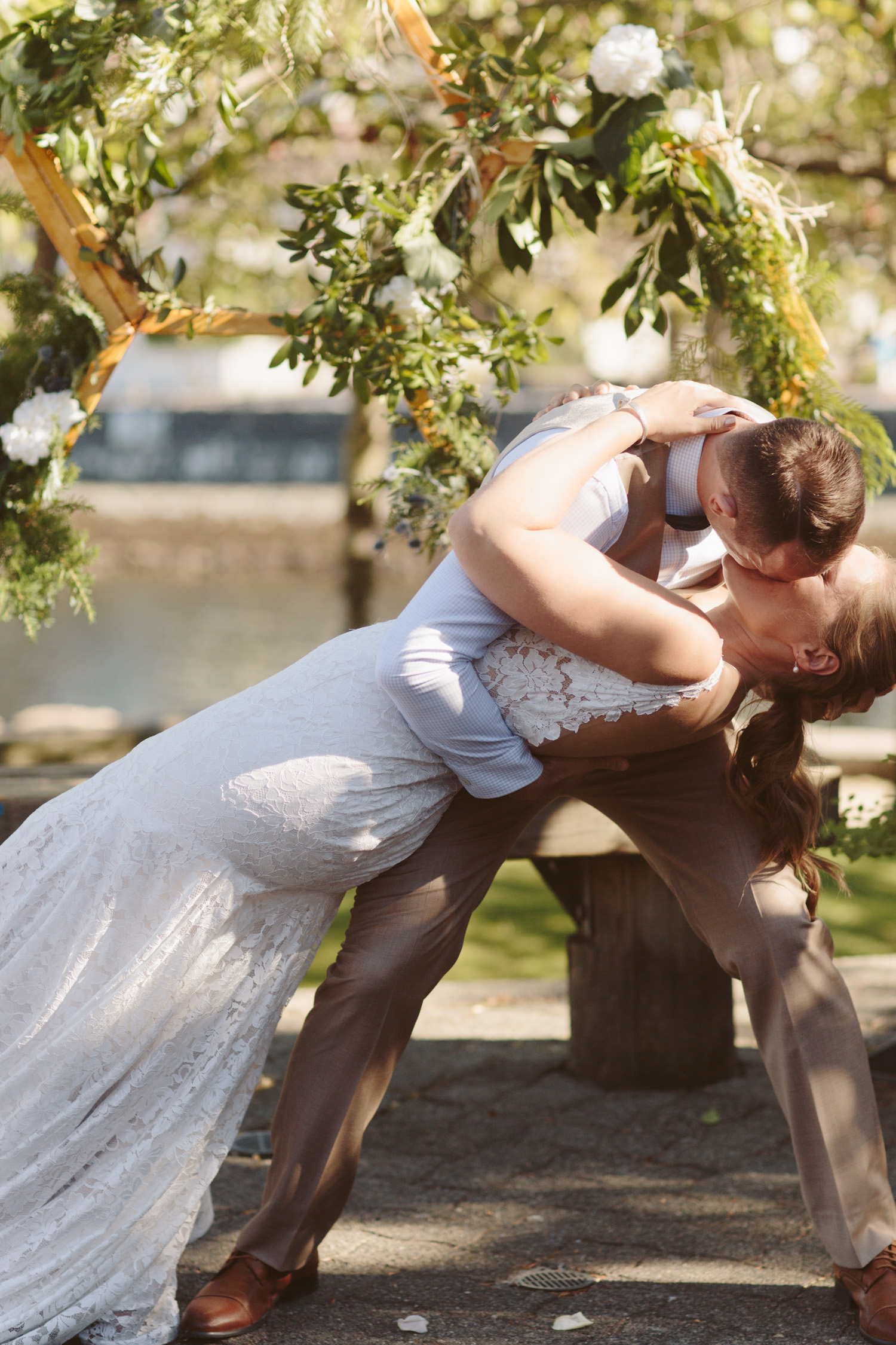 Steph & Jacob | Wedding Photos - The Kiss | Wedding & Event Planners | Dreamgroup