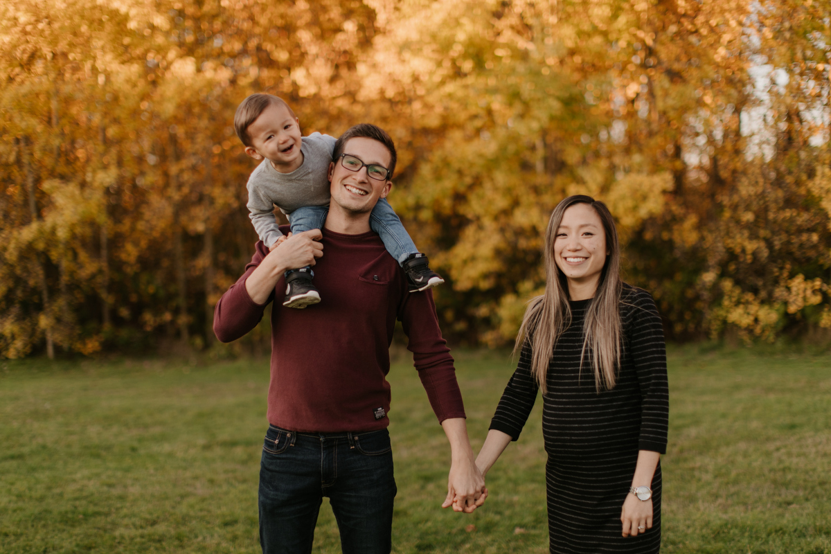 fall family photos in langley