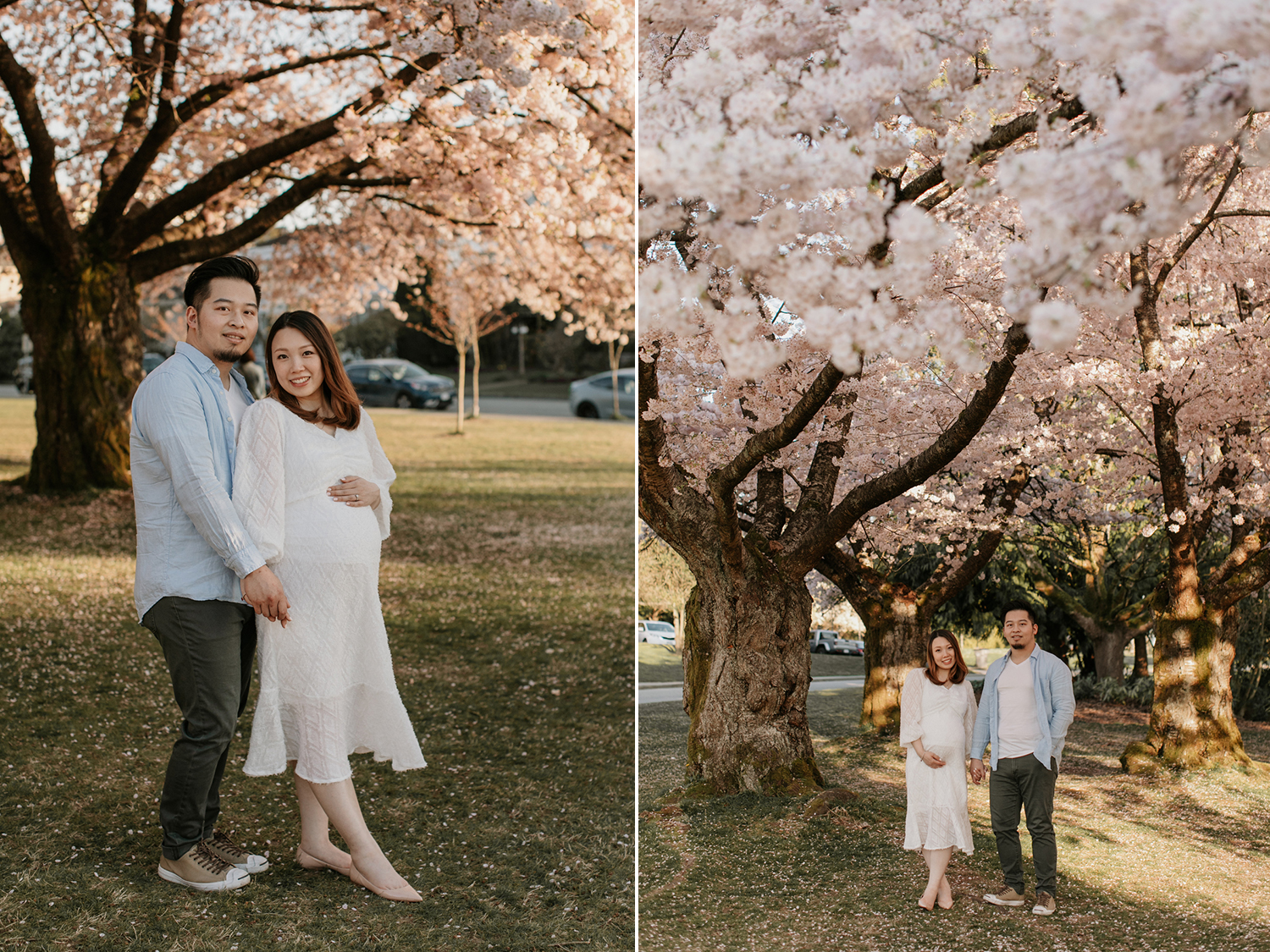 Cherry Blossom Maternity Photos