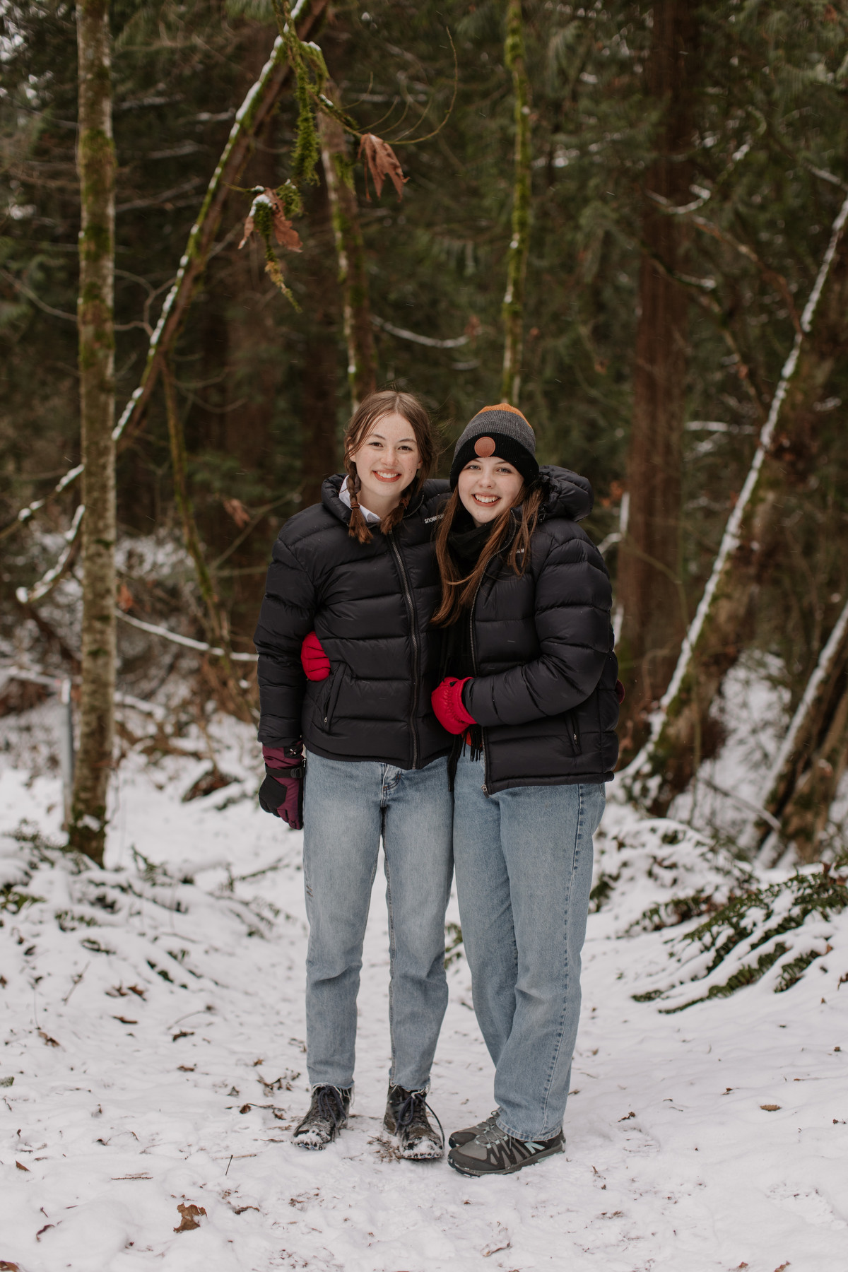 Winter Snow Vancouver Family Photos