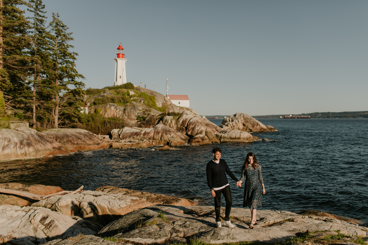 Engagement Photo Locations in Vancouver Lighthouse park
