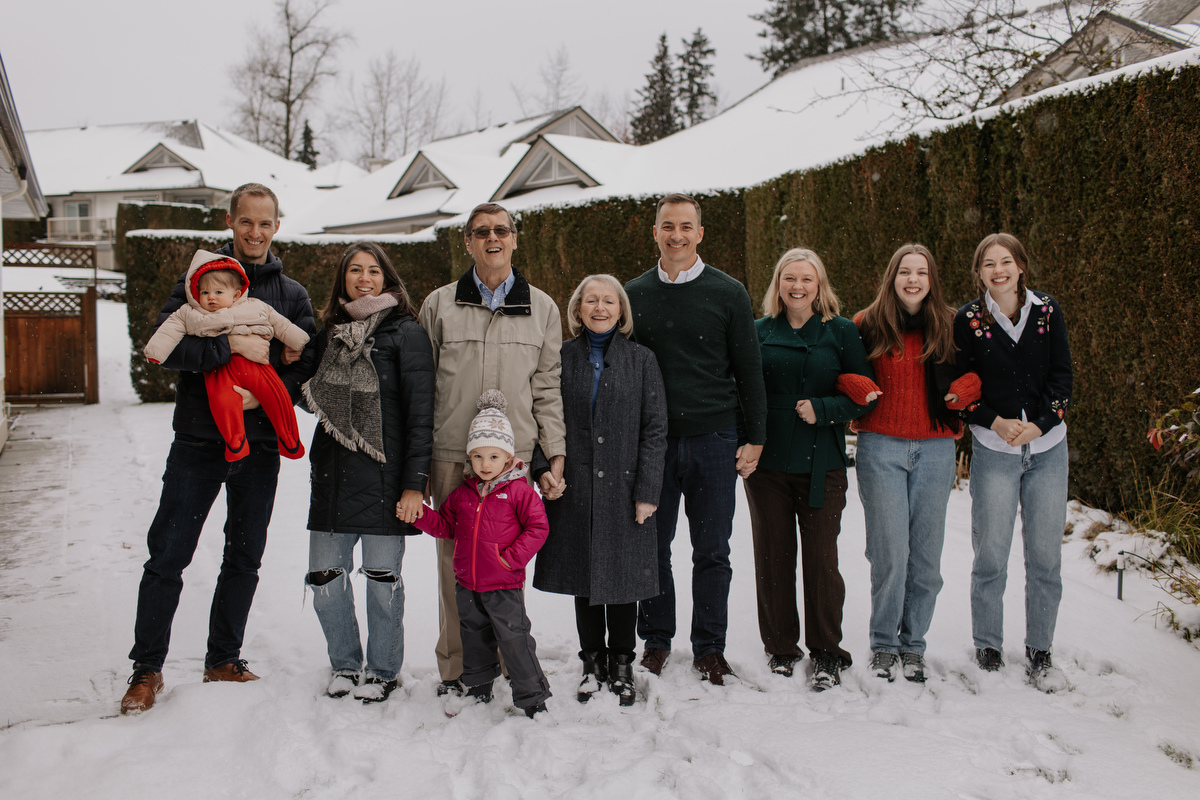 Winter Snow Vancouver Family Photos